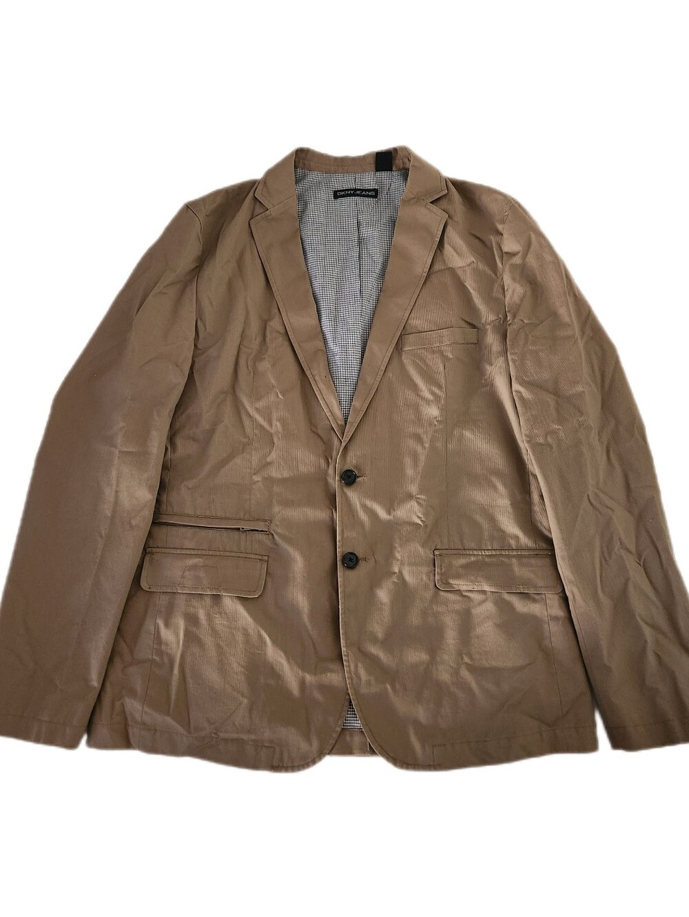 DKNY JEANS BLAZER MEN'S JACKET COLOR BROWN SIZE XL